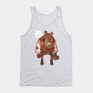 moreau-bot rhino Tank Top